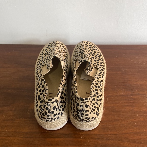 Esprit Nadine Leopard Print Espadrilles Size 7 - Picture 4 of 6